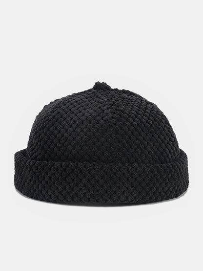 Beau Garcon | Retro Corduroy Solid Beanie Hat