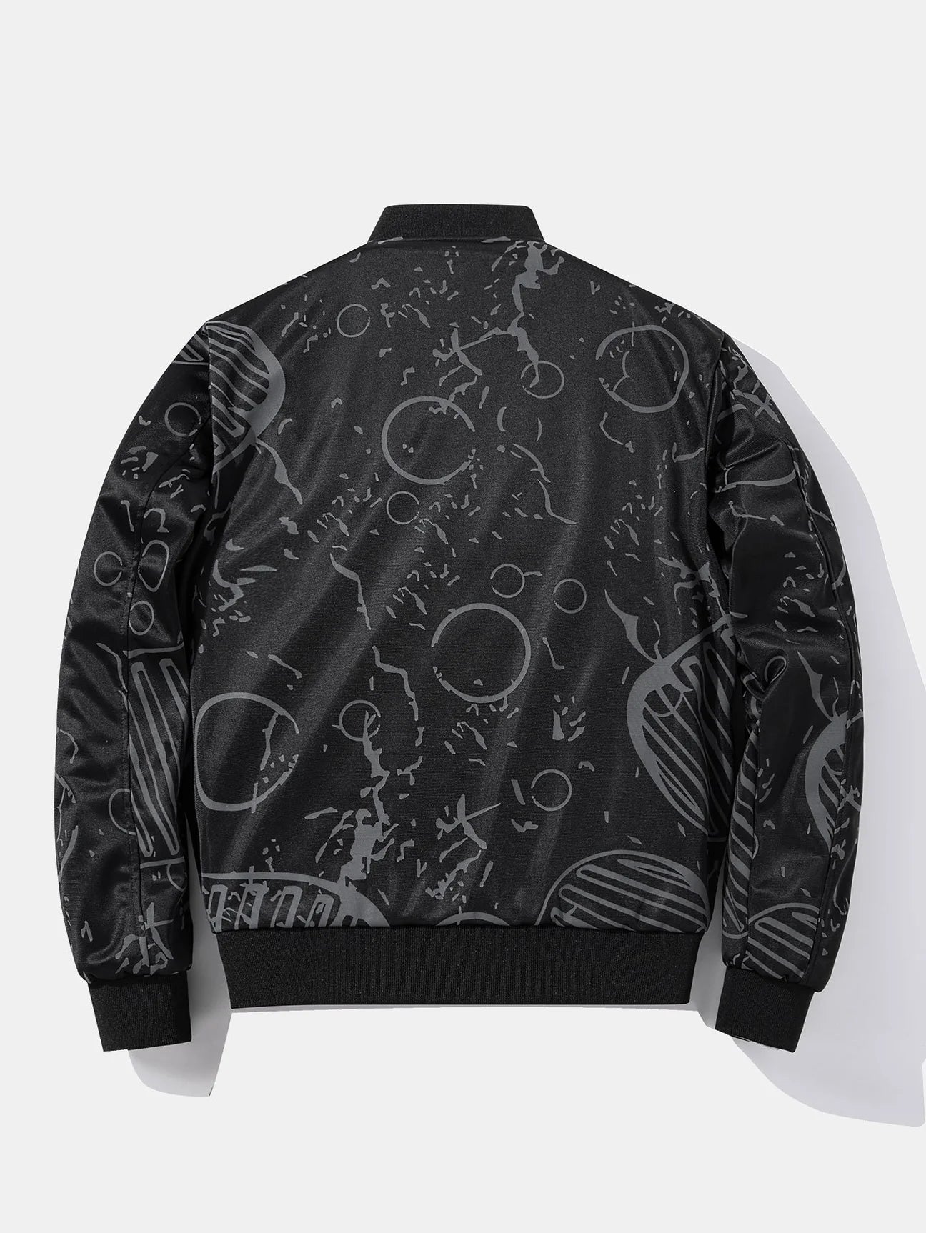 Beau Garcon | Reversible NASA Embroidered Patch Bomber Jacket