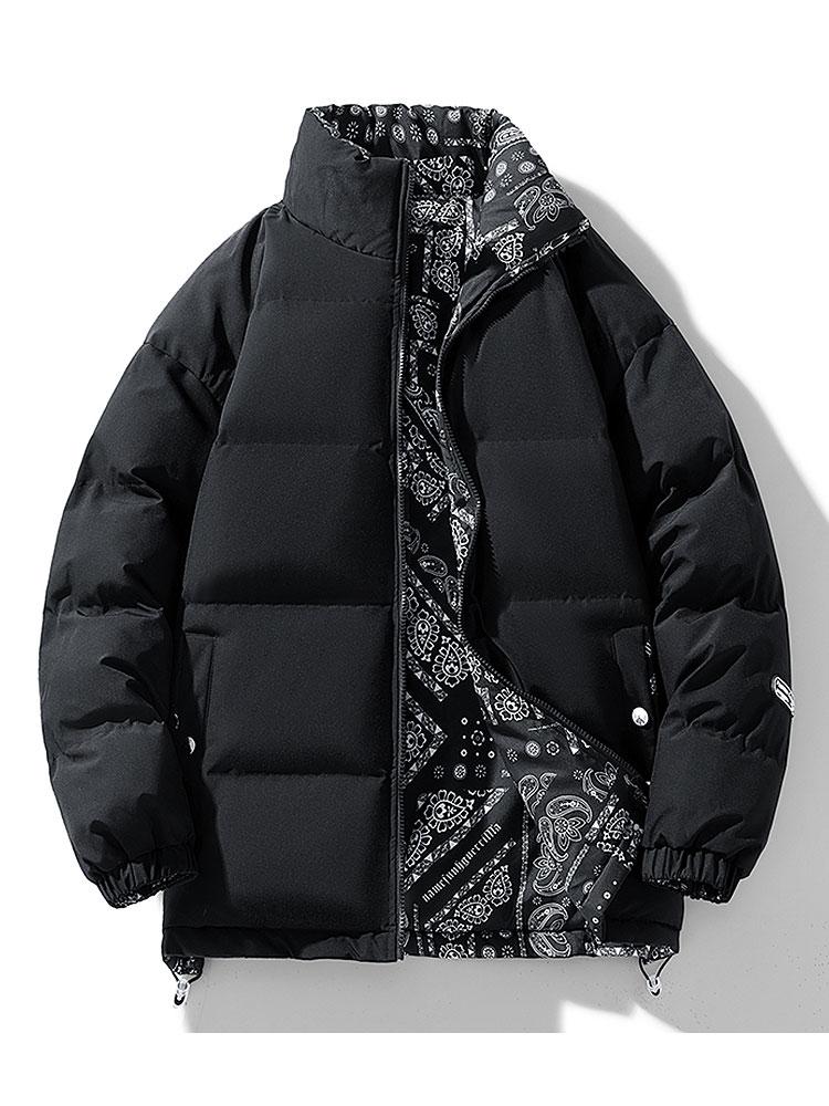 Beau Garcon | Reversible Paisley Puffer Coat