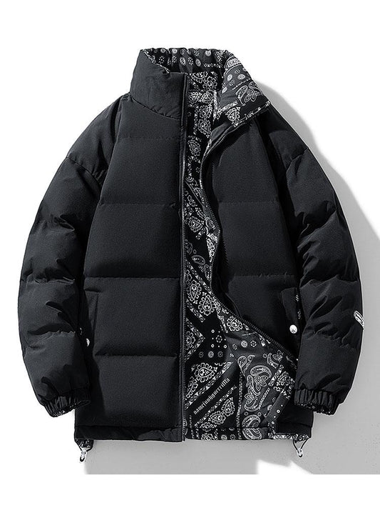 Beau Garcon | Reversible Paisley Puffer Coat