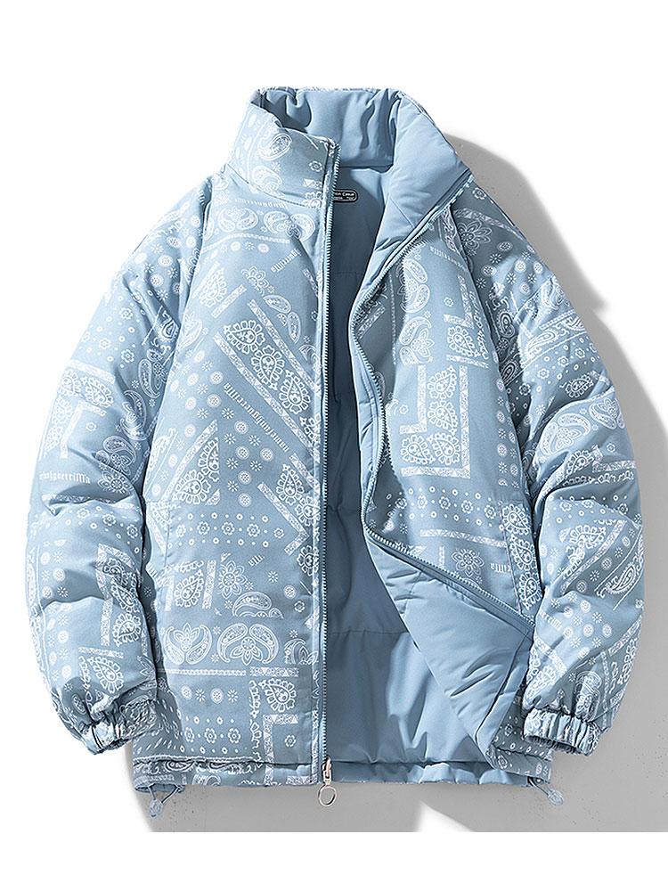 Beau Garcon | Reversible Paisley Puffer Coat