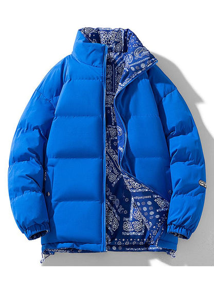 Beau Garcon | Reversible Paisley Puffer Coat