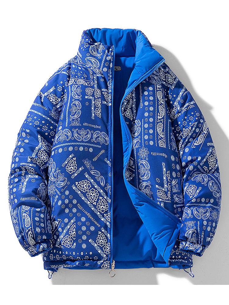 Beau Garcon | Reversible Paisley Puffer Coat