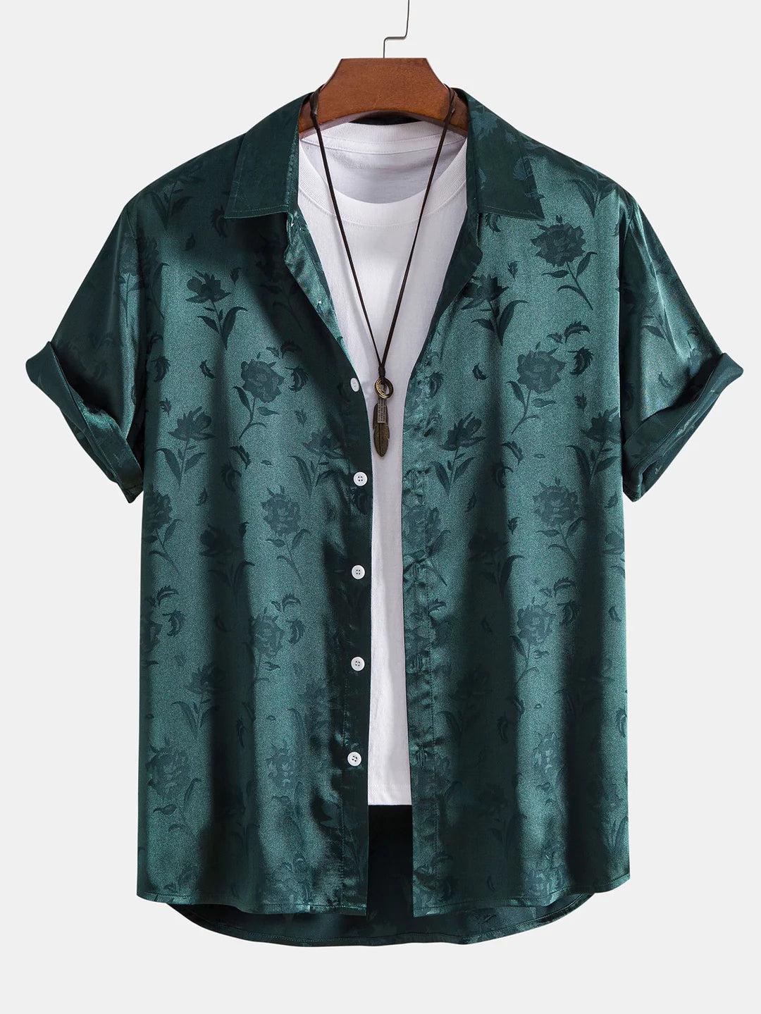 Beau Garcon | Satin Floral Shirt