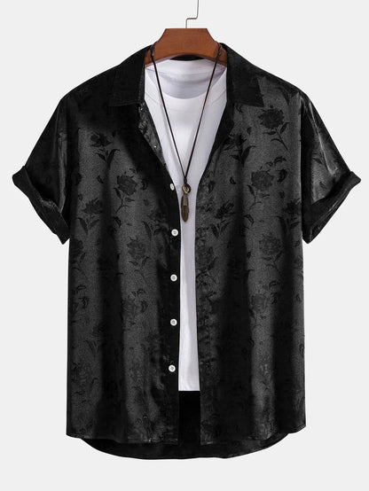 Beau Garcon | Satin Floral Shirt