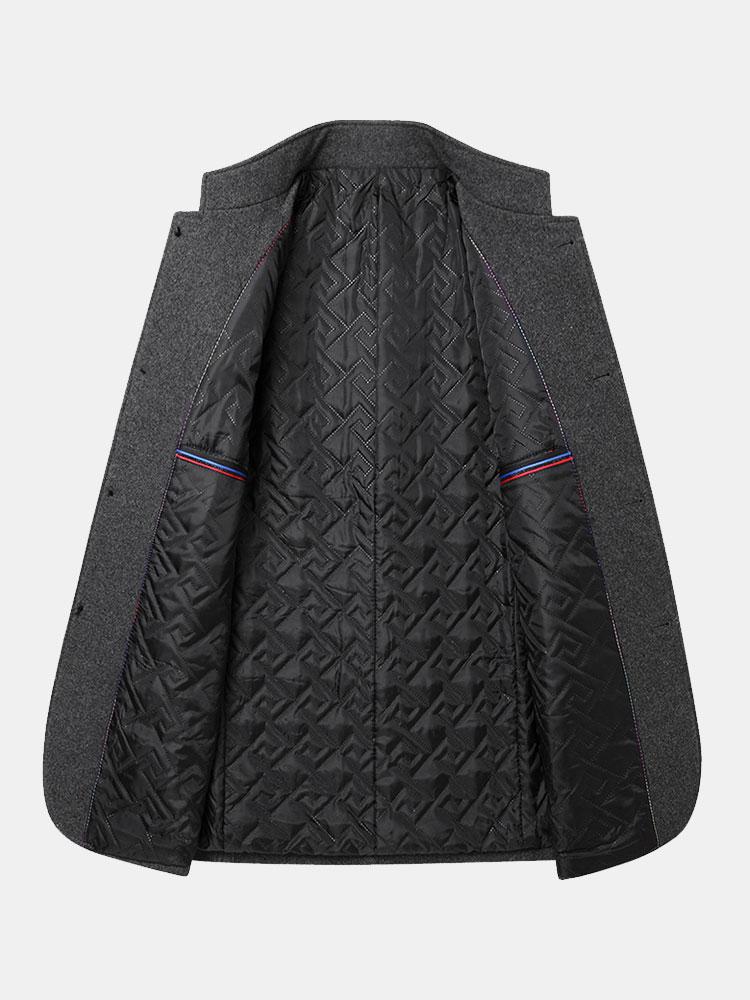 Beau Garcon | Stand Collar Wool Blended Blazer