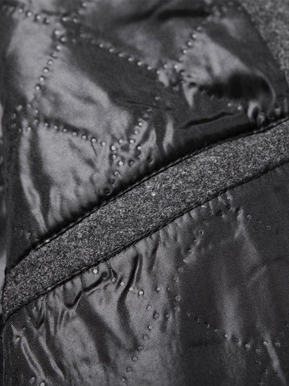 Beau Garcon | Stand Collar Woolen Overcoat