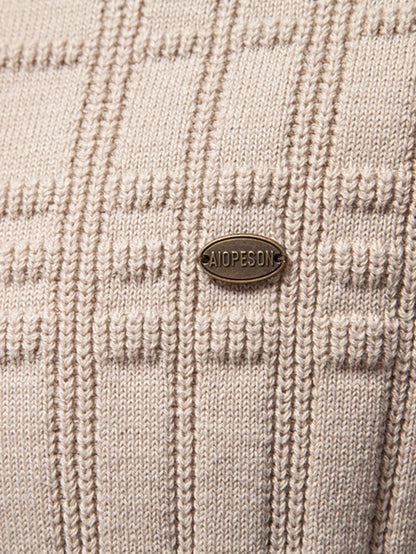 Beau Garcon | Striped Jacquard Crewneck Sweater