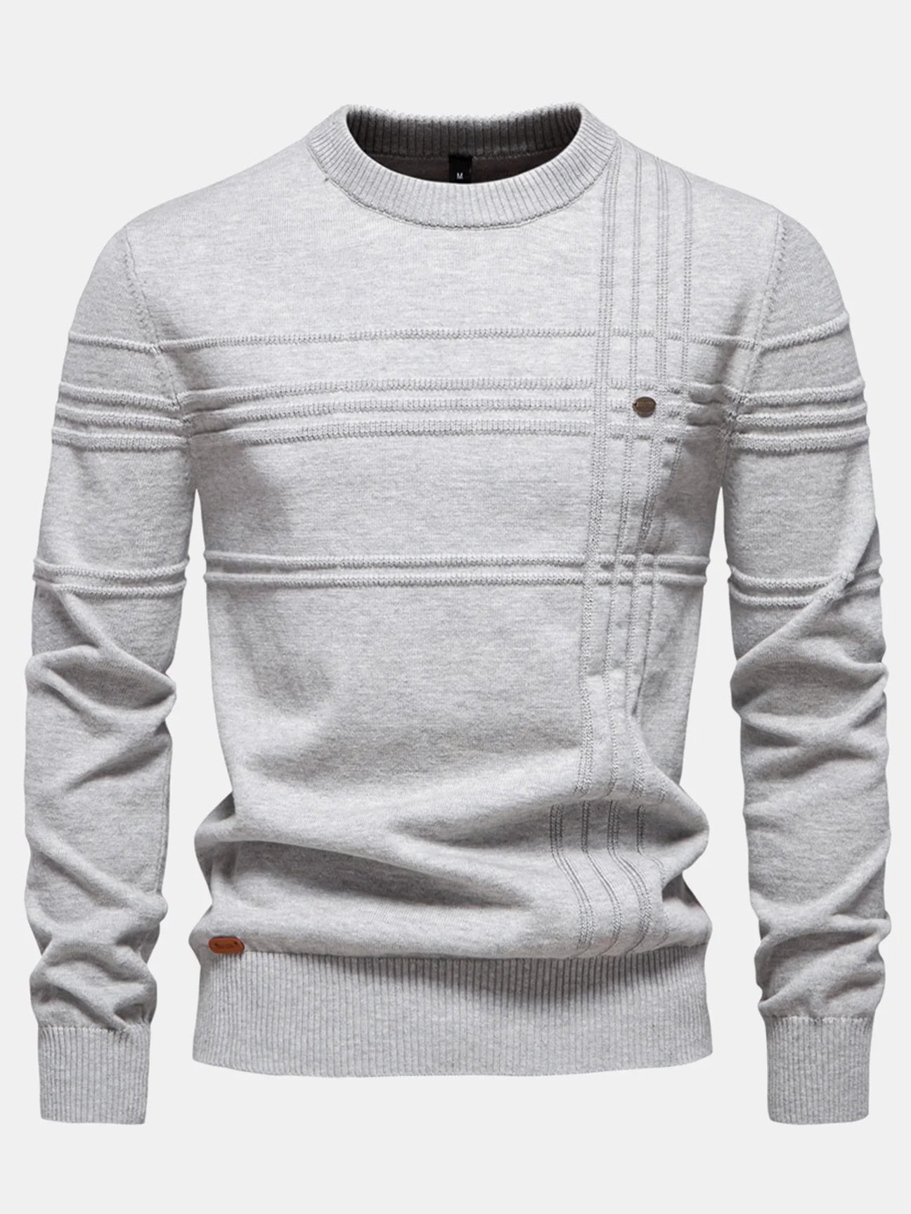 Beau Garcon | Striped Jacquard Crewneck Sweater