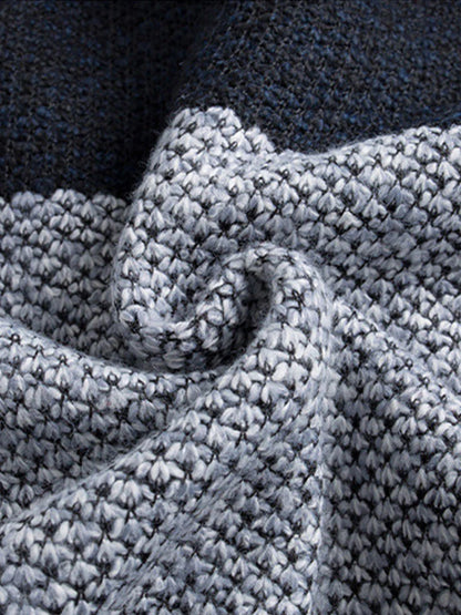 Beau Garcon | Striped Zip Up Hooded Sweater