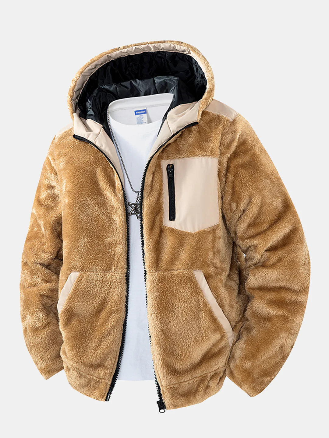Beau Garcon | Teddy Fleece Hooded Jacket