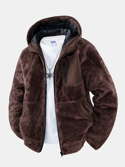 Beau Garcon | Teddy Fleece Hooded Jacket