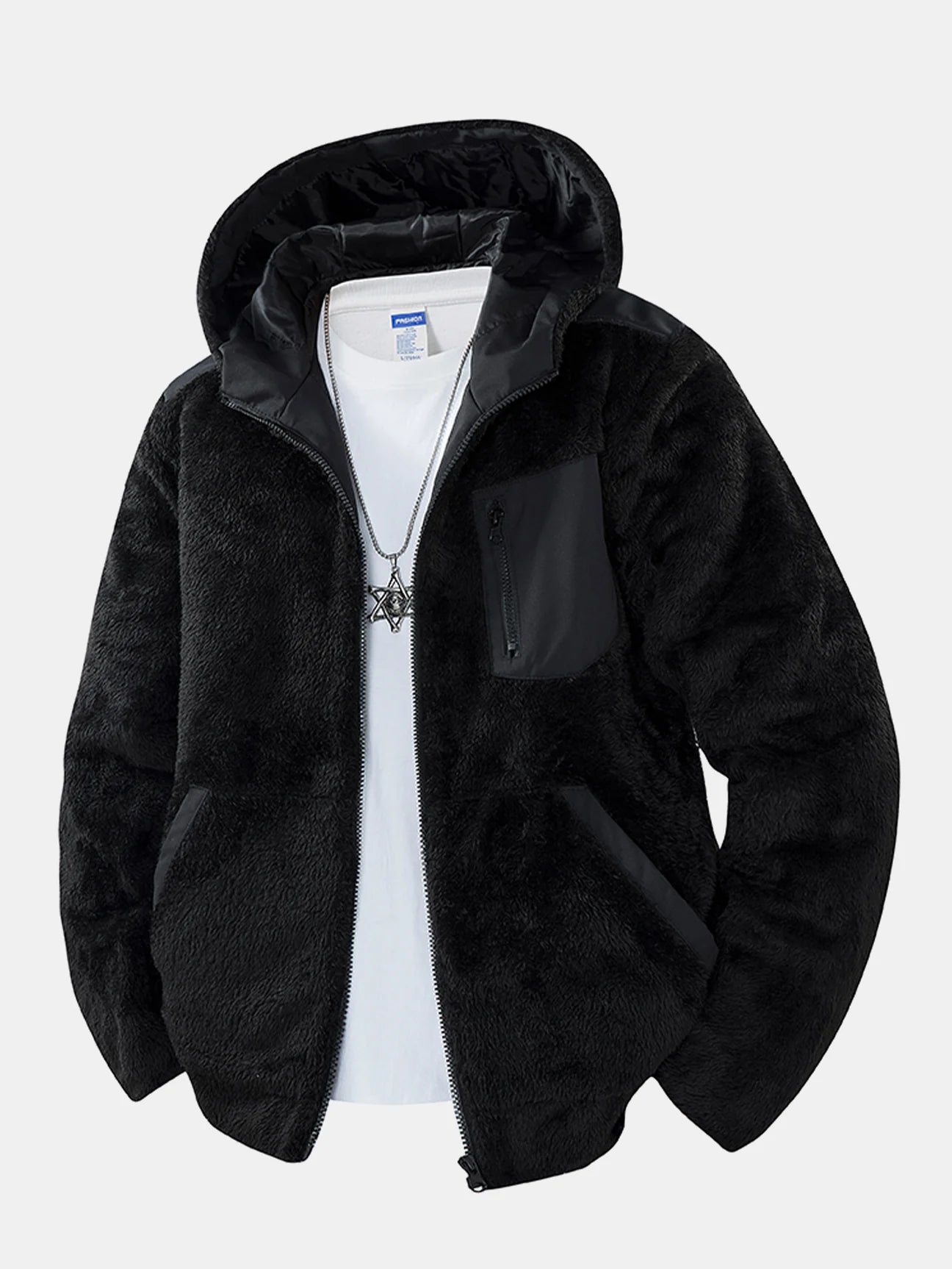 Beau Garcon | Teddy Fleece Hooded Jacket