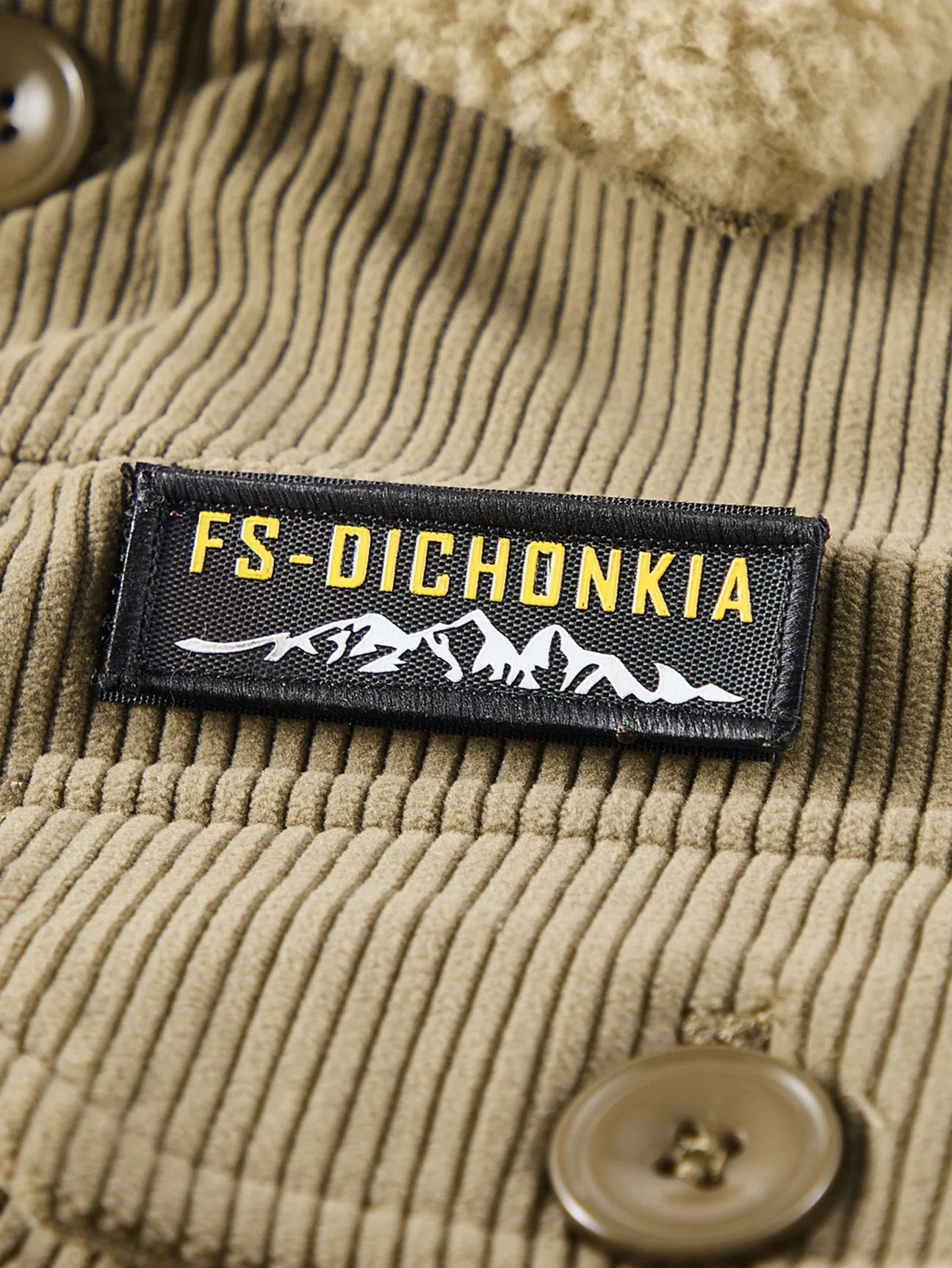 Beau Garcon | Teddy Fleece Lined Button Up Corduroy Jacket