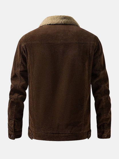 Beau Garcon | Teddy Lined Cotton Corduroy Jacket