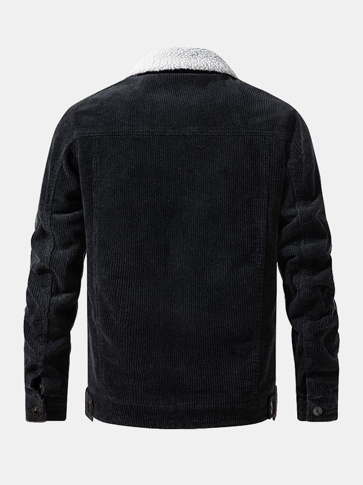 Beau Garcon | Teddy Lined Cotton Corduroy Jacket