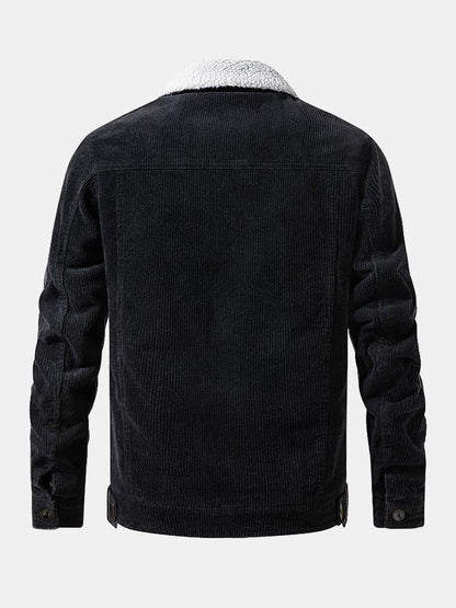 Beau Garcon | Teddy Lined Cotton Corduroy Jacket