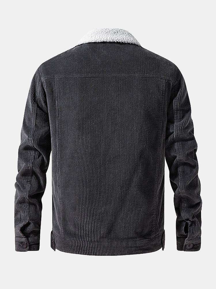 Beau Garcon | Teddy Lined Cotton Corduroy Jacket