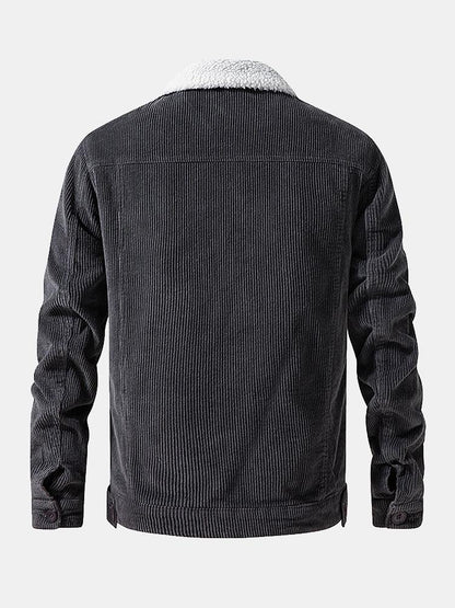 Beau Garcon | Teddy Lined Cotton Corduroy Jacket