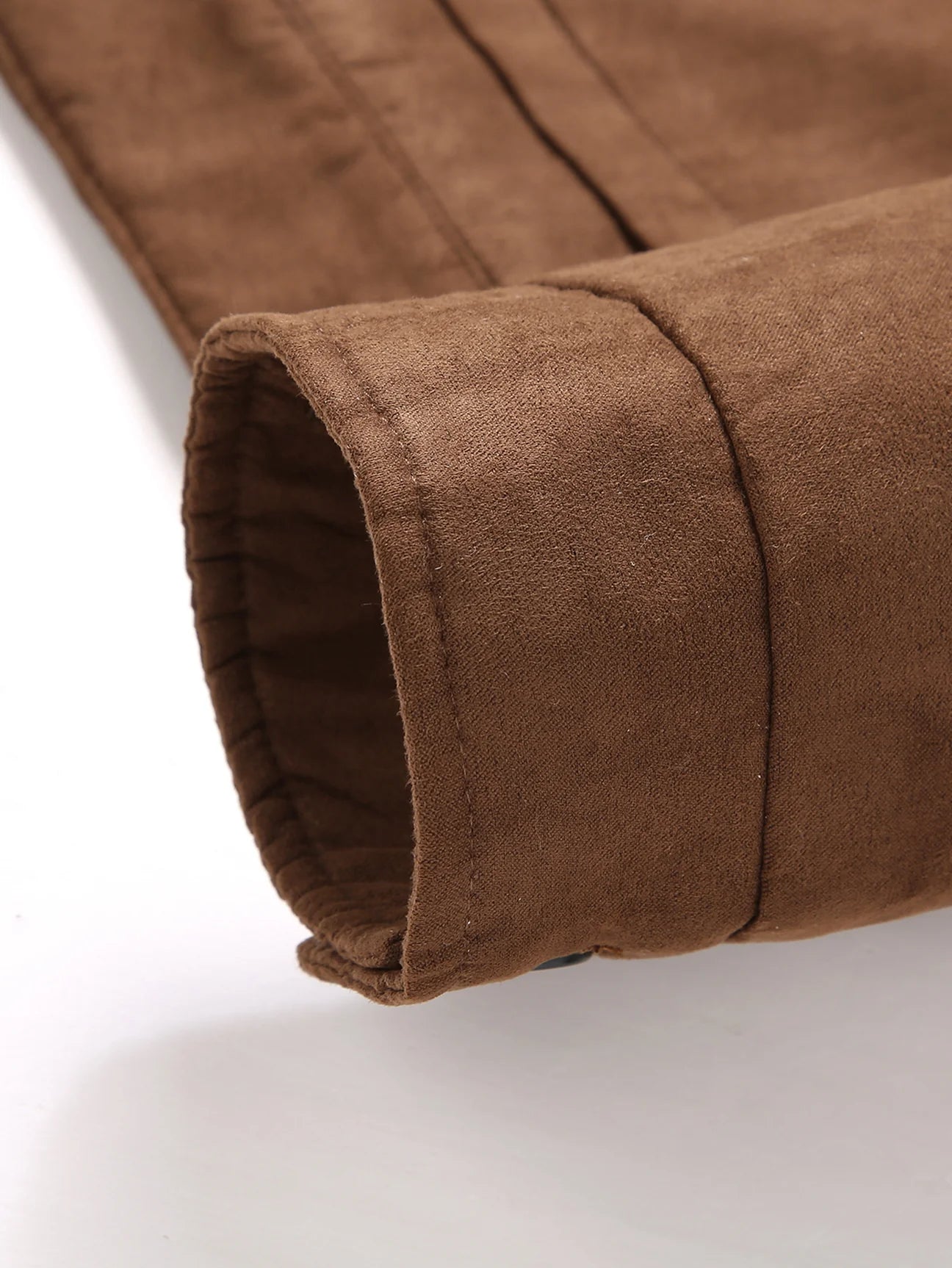 Beau Garcon | Teddy Lined Suede Jacket With Pockets