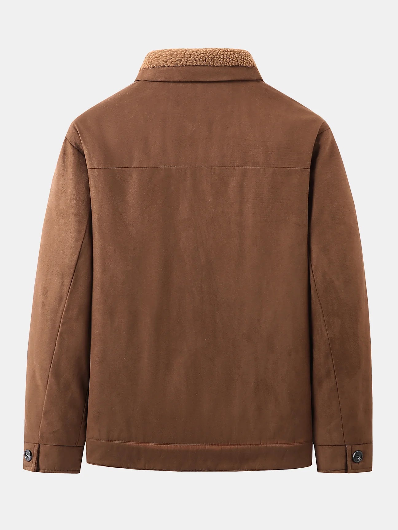 Beau Garcon | Teddy Lined Suede Jacket With Pockets