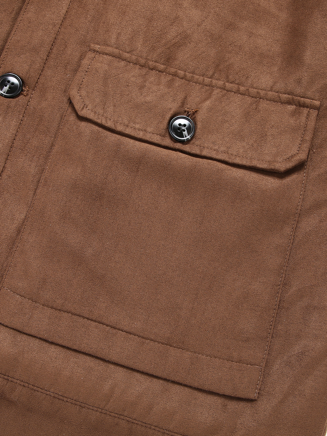 Beau Garcon | Teddy Lined Suede Jacket With Pockets