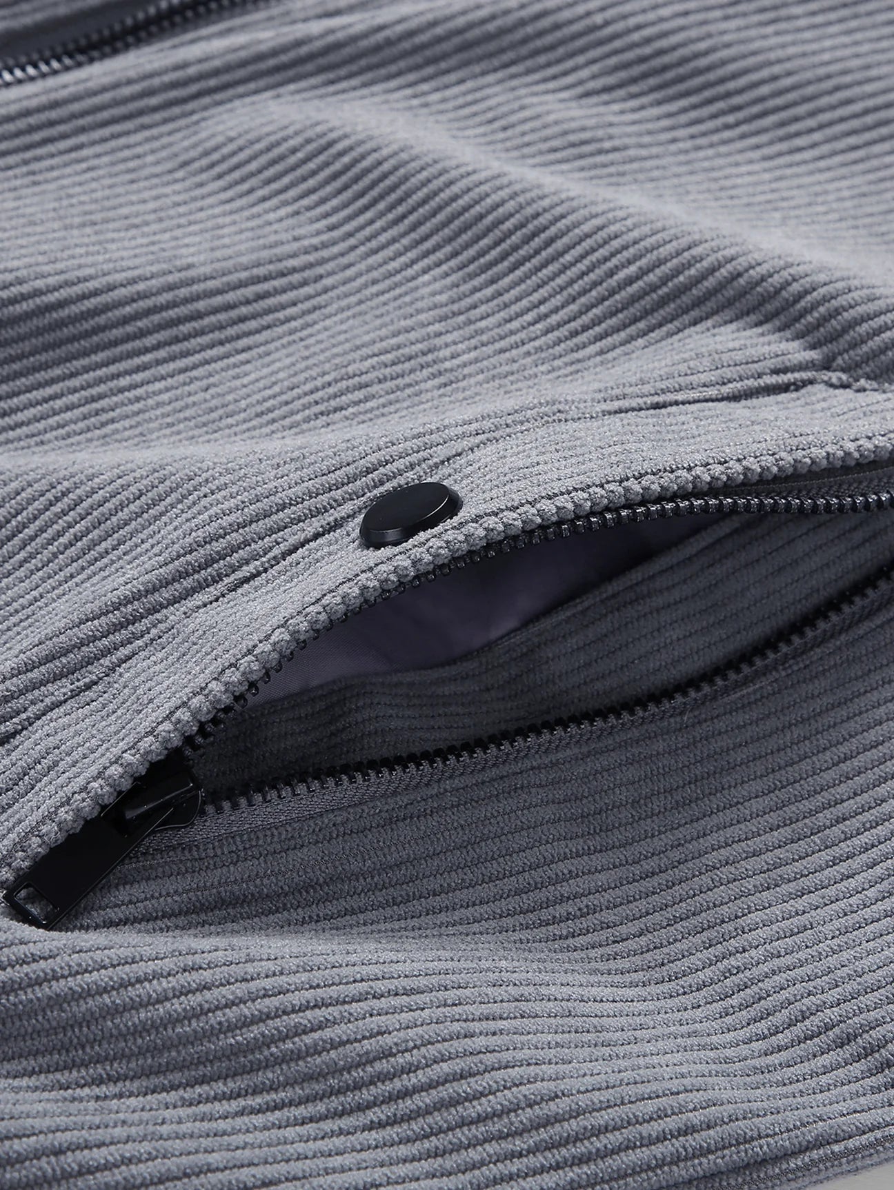 Beau Garcon | Teddy Lined Zip Up Corduroy Jacket