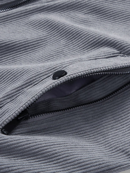 Beau Garcon | Teddy Lined Zip Up Corduroy Jacket