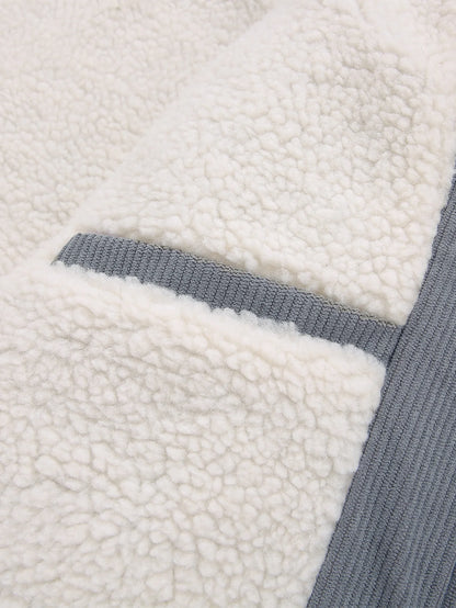 Beau Garcon | Teddy Lined Zip Up Corduroy Jacket