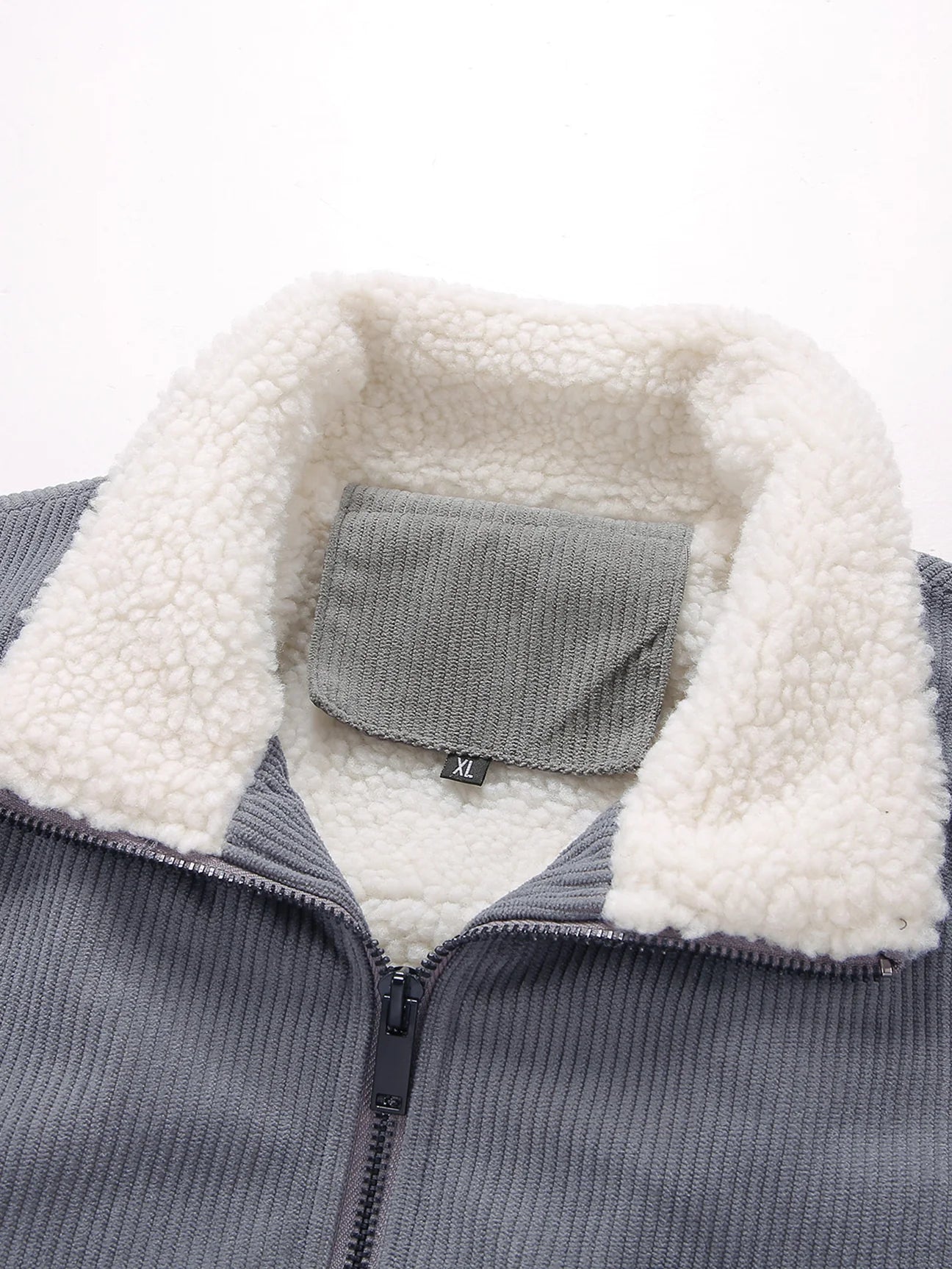 Beau Garcon | Teddy Lined Zip Up Corduroy Jacket