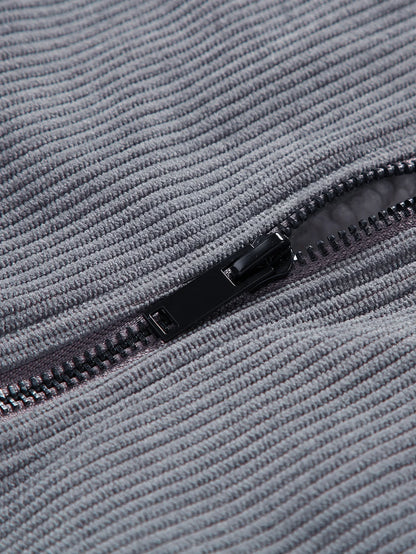 Beau Garcon | Teddy Lined Zip Up Corduroy Jacket