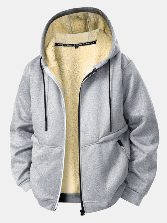 Beau Garcon | Teddy Lined Zipper Hoodie
