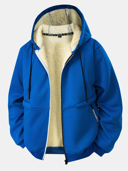 Beau Garcon | Teddy Lined Zipper Hoodie