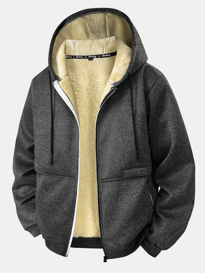 Beau Garcon | Teddy Lined Zipper Hoodie