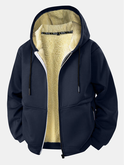 Beau Garcon | Teddy Lined Zipper Hoodie