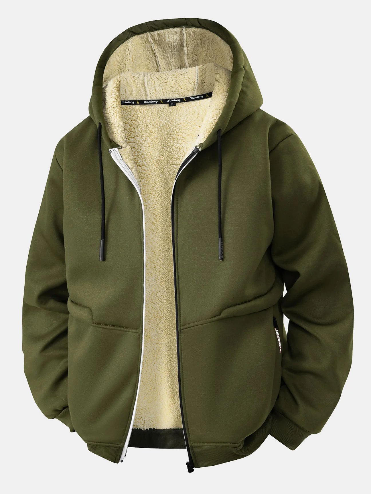 Beau Garcon | Teddy Lined Zipper Hoodie