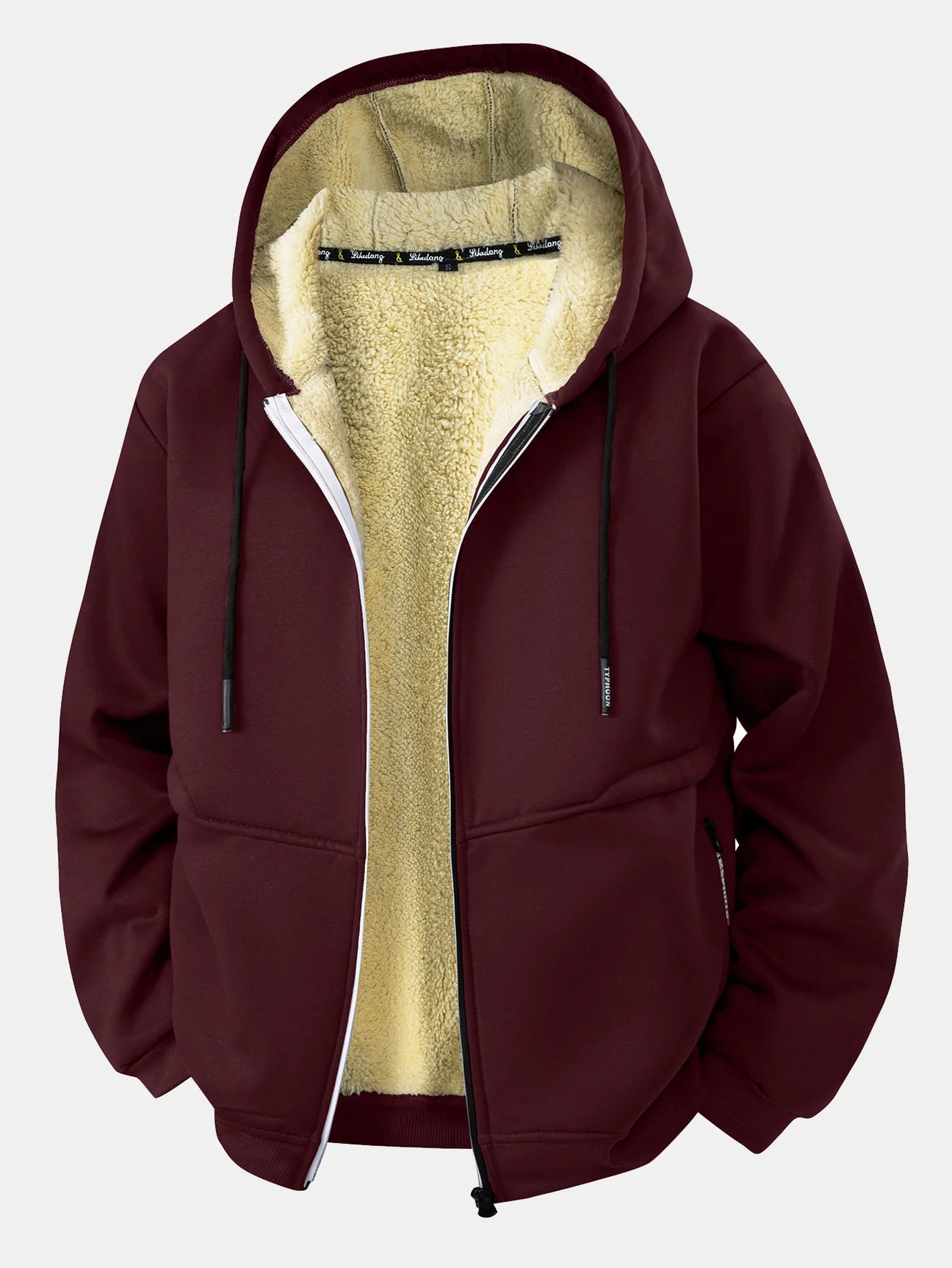 Beau Garcon | Teddy Lined Zipper Hoodie