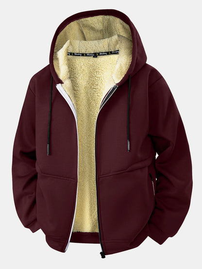 Beau Garcon | Teddy Lined Zipper Hoodie