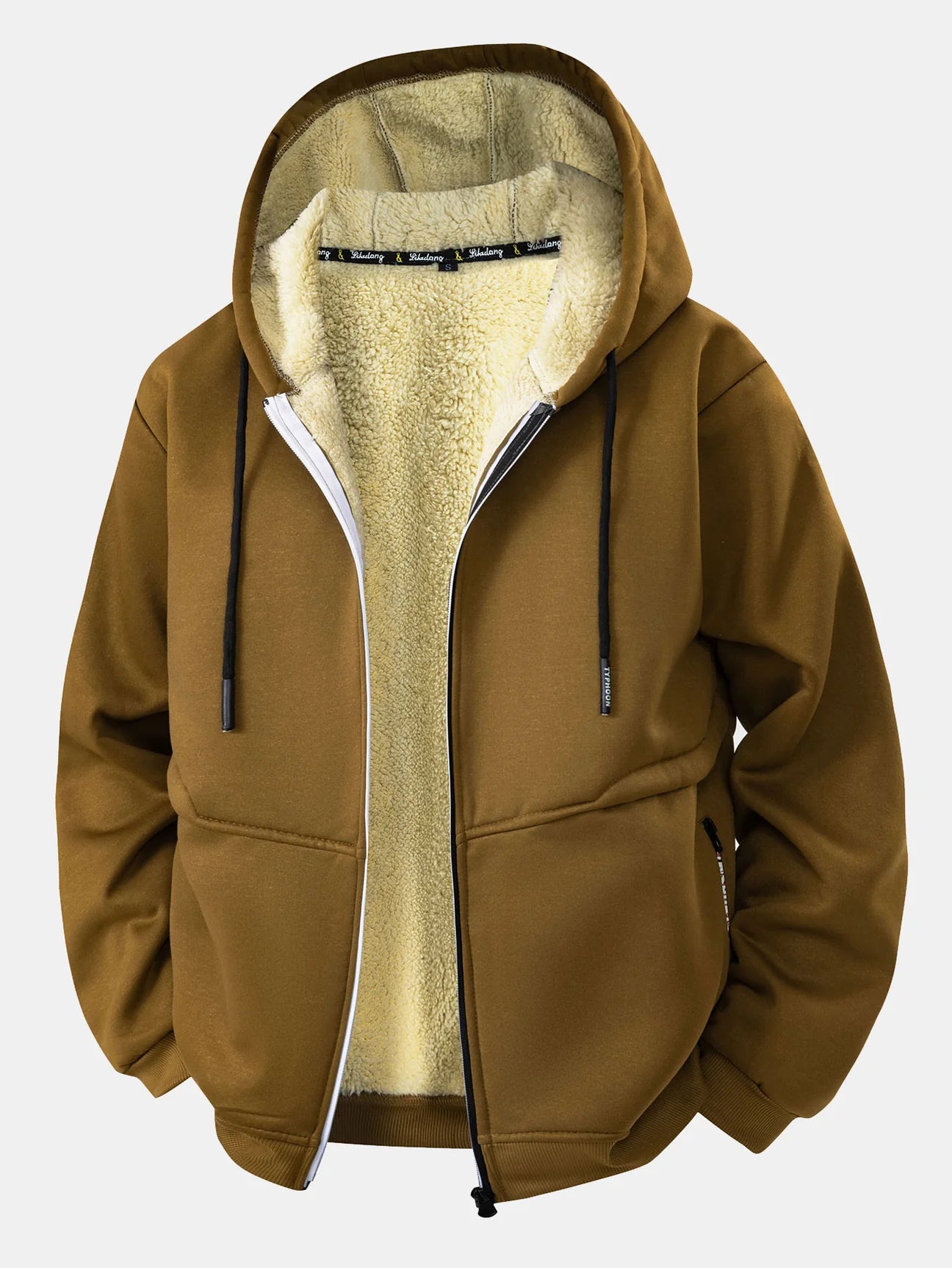 Beau Garcon | Teddy Lined Zipper Hoodie