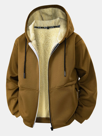 Beau Garcon | Teddy Lined Zipper Hoodie