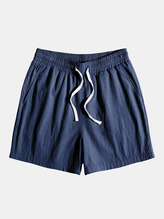 Beau Garcon | Textured Cotton 5" Shorts