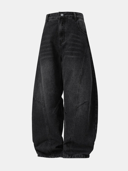 Beau Garcon | Washed Distressed Denim Baggy Pants