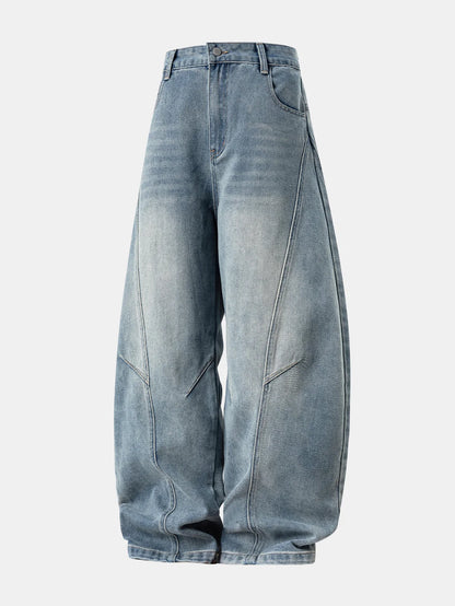 Beau Garcon | Washed Distressed Denim Baggy Pants