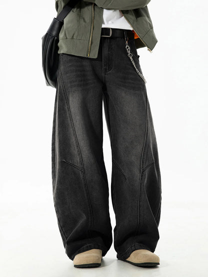 Beau Garcon | Washed Distressed Denim Baggy Pants