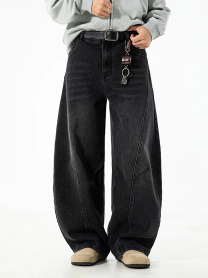Beau Garcon | Washed Distressed Denim Baggy Pants