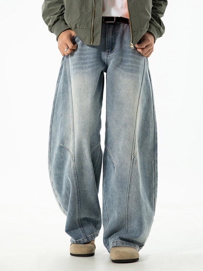 Beau Garcon | Washed Distressed Denim Baggy Pants