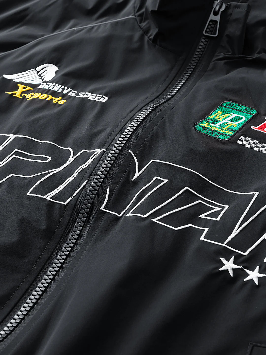 Beau Garcon | Relax Fit Embroidered Racing Jacket