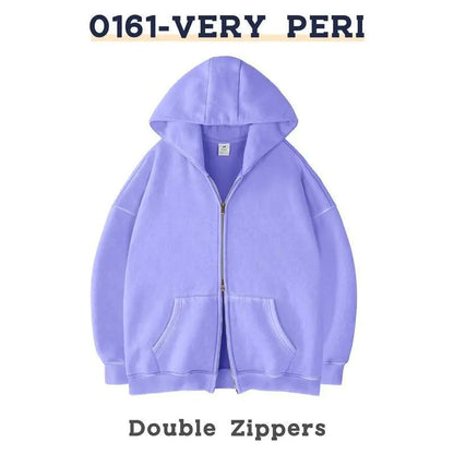 Men's and Women's Casual Zipper Hoodies