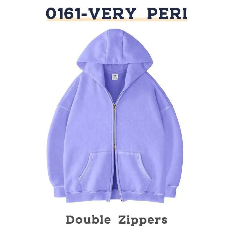 Men's and Women's Casual Zipper Hoodies