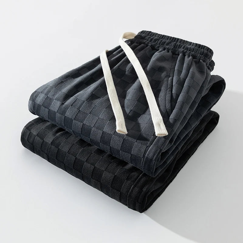 Beau Garcon | Checkerboard Straight Leg Pants